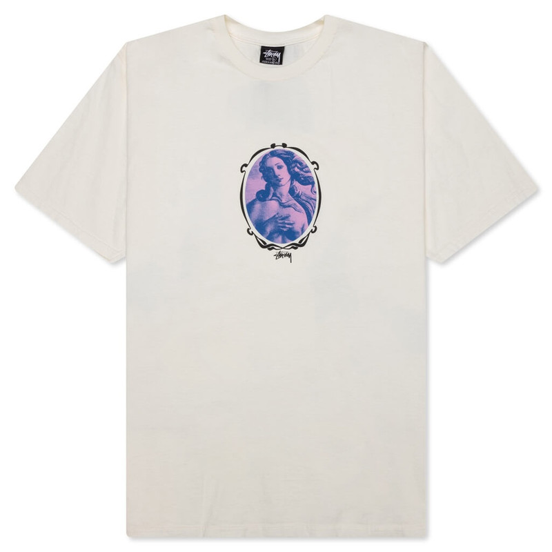 VENUS OVAL PIG. DYED TEE - NATURAL - 1