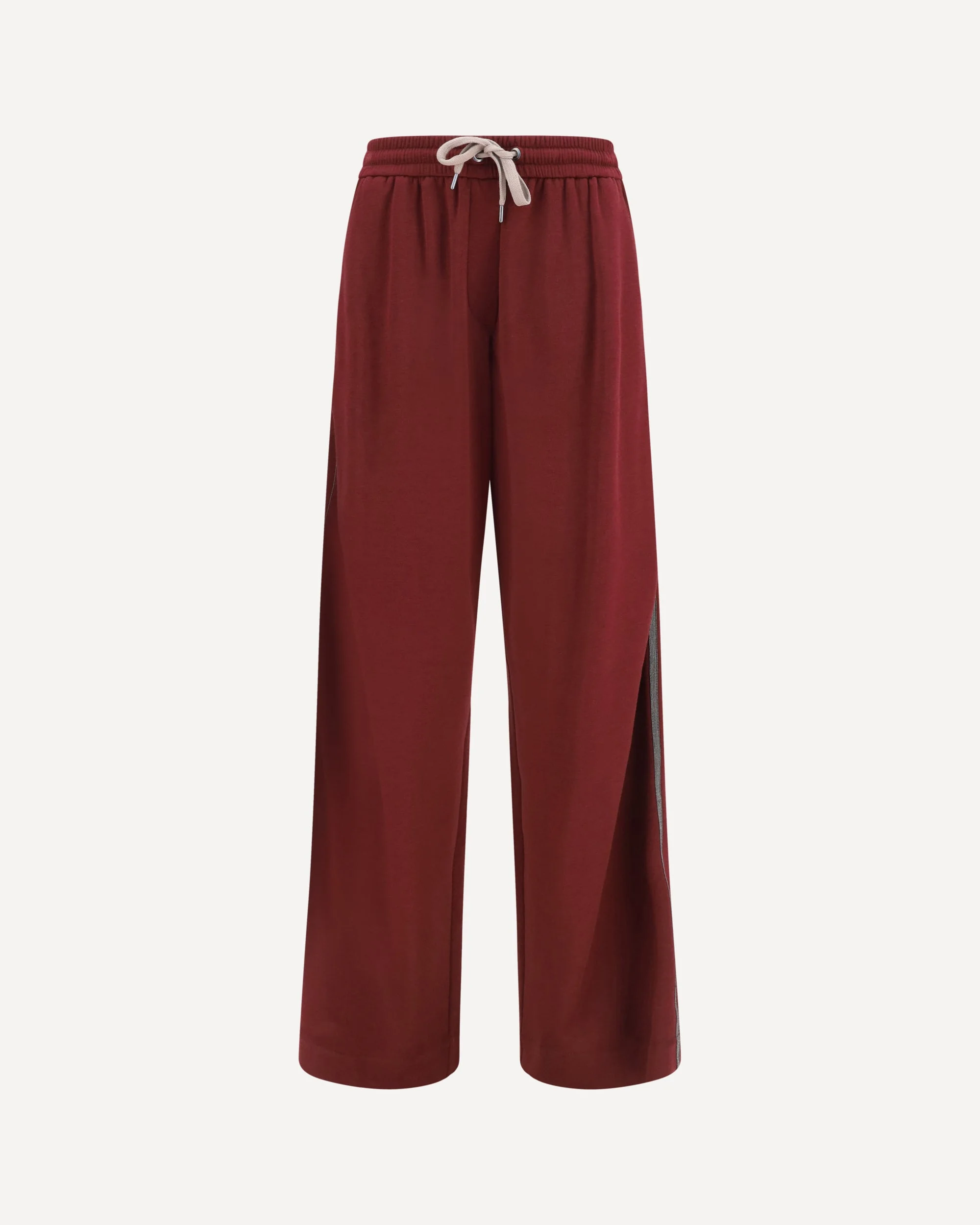 Cotton and silk track Pants - 1