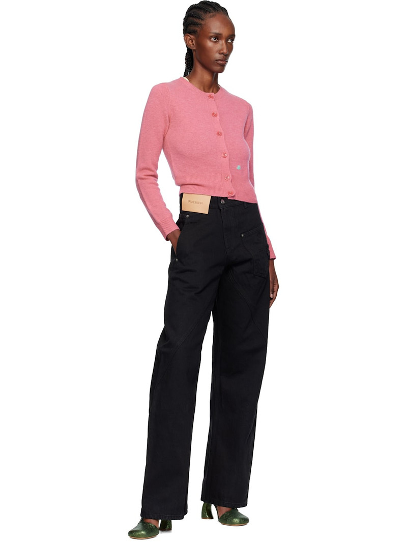 JW Anderson Black Twisted Workwear Jeans outlook