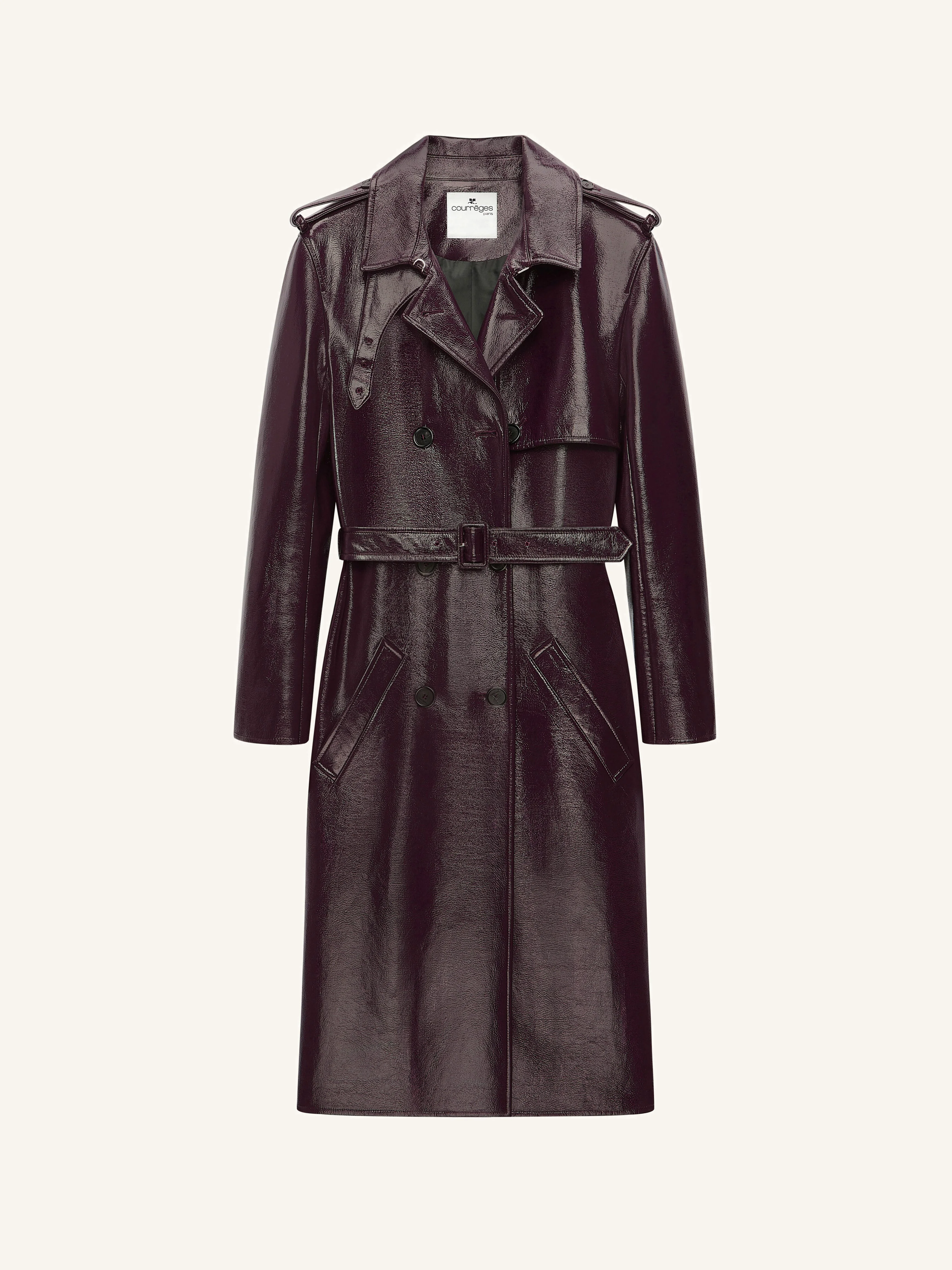 VINYL TRENCH COAT - 1