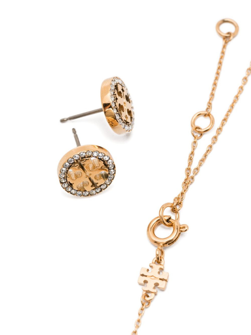 Miller crystal-embellished necklace and earring set 3