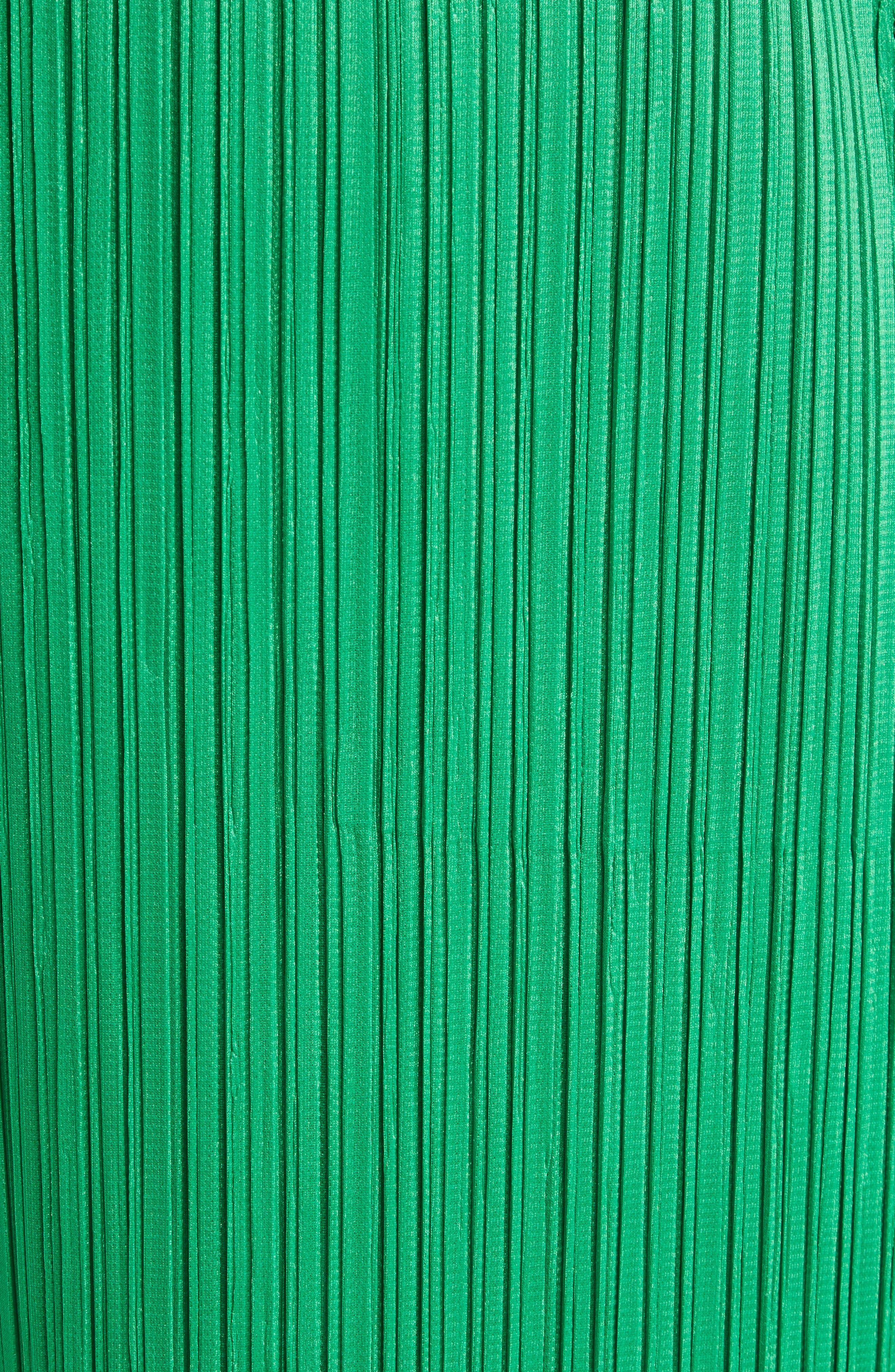 Pleats Please Issey Miyake Monthly Colors February Pleated Crop Wide Leg Pants in Green at Nordstrom - 7
