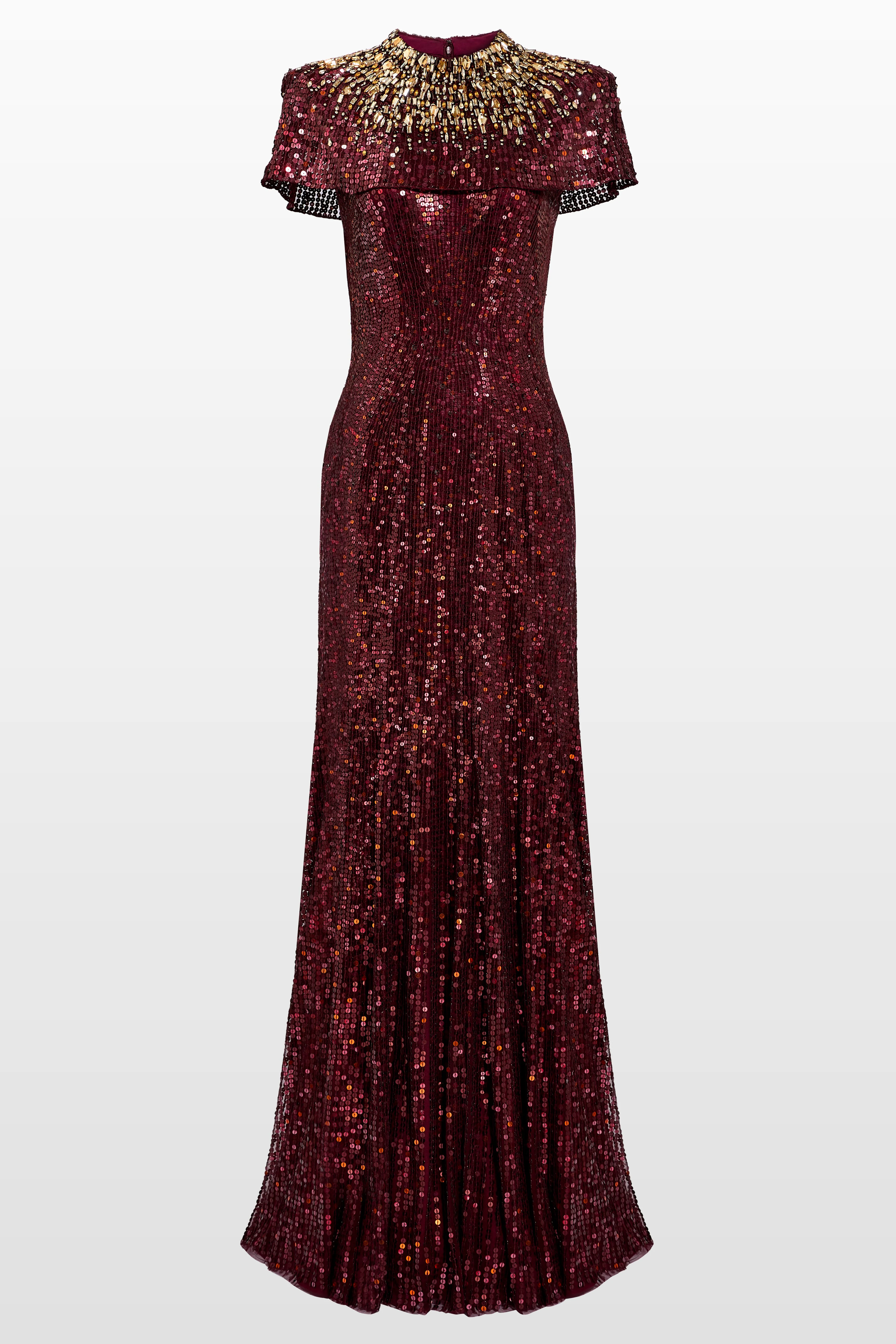 Jenny Packham Radiant Sequin-Embellished Gown in Cardinal at Nordstrom - 1