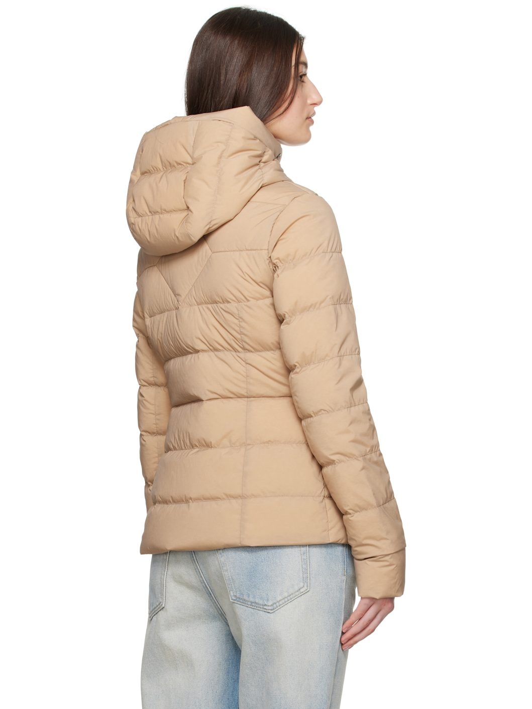 Tan 'Black Label' Clair Down Jacket - 3