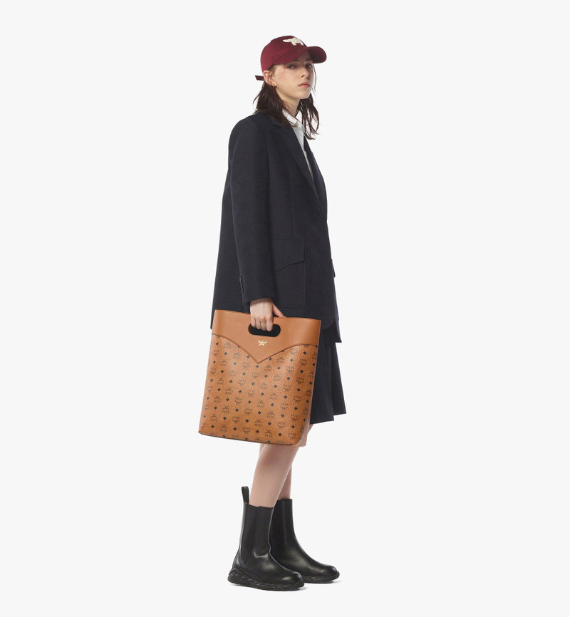 Diamond Tote in Visetos Leather Mix 6