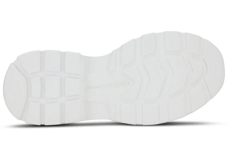 Alexander McQueen Tread Slick Lace Up Sneakers 'White' 604257W4L329000 - 5