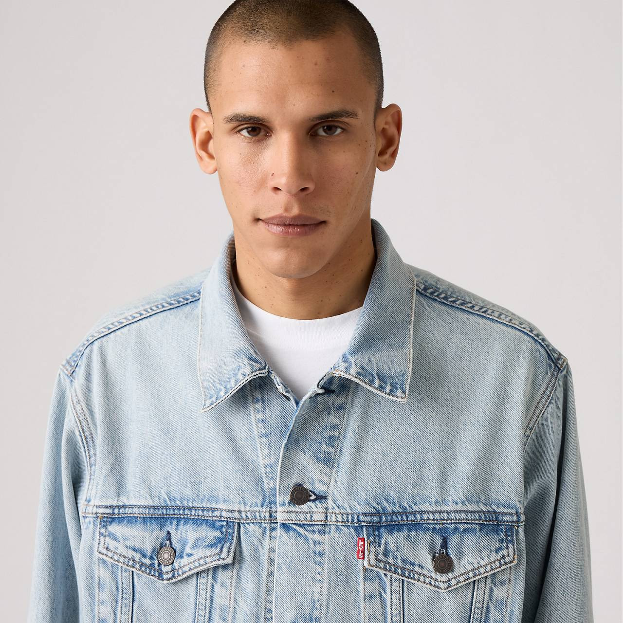 RELAXED FIT TRUCKER JACKET - 5