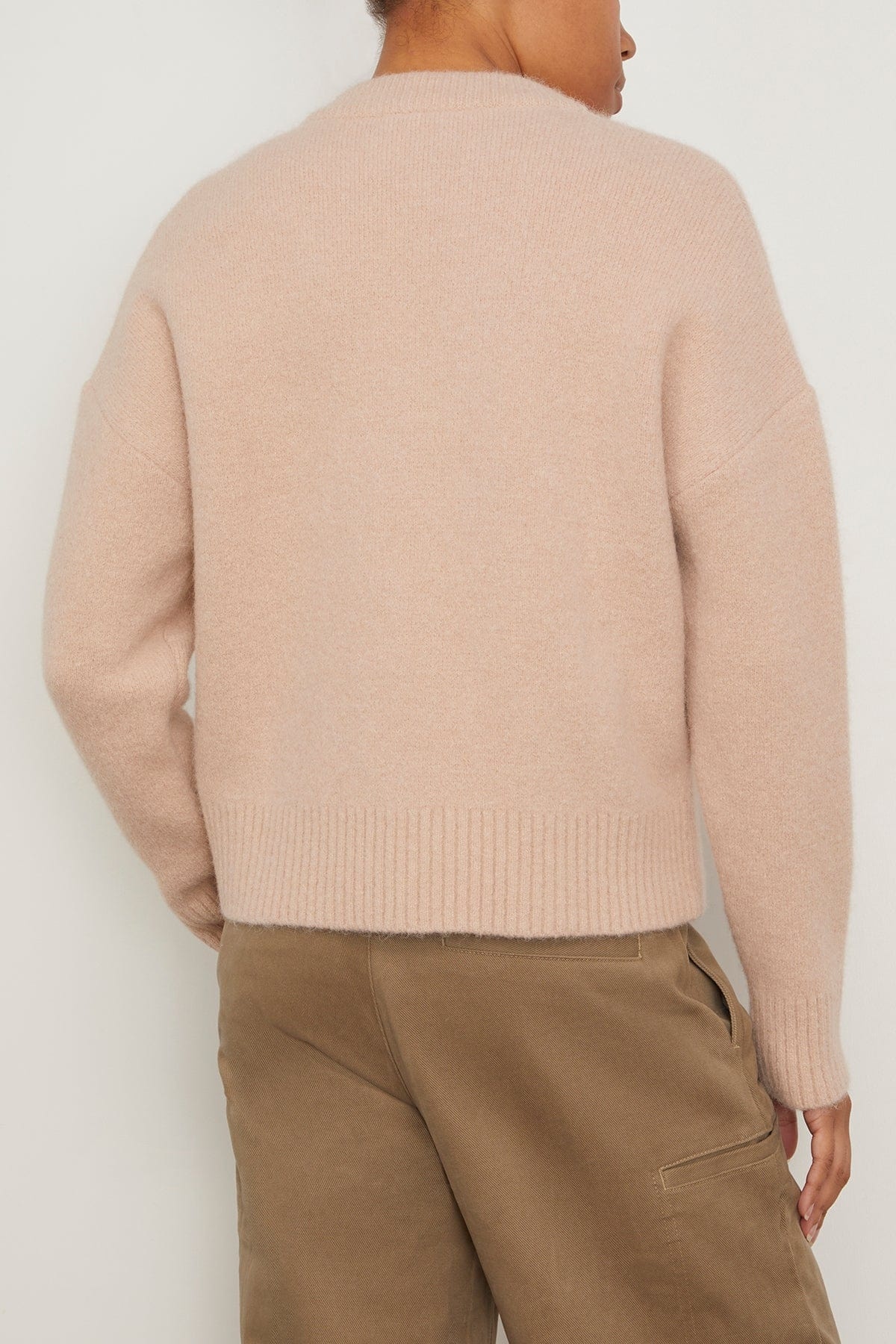 Off White ADC Cardigan in Powder Pink/Ivory - 4