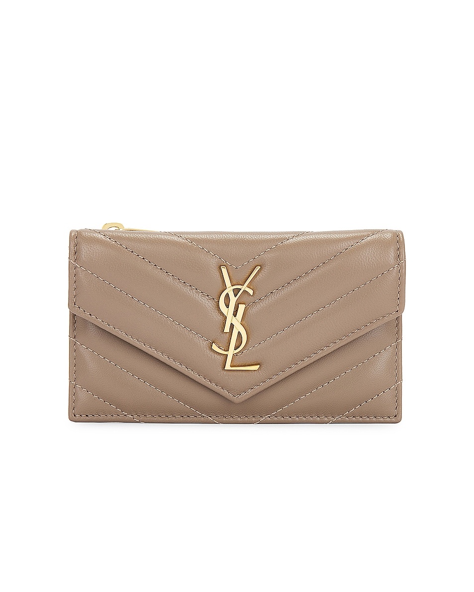 Cassandre Zipped Fragments Credit Card Case - 1