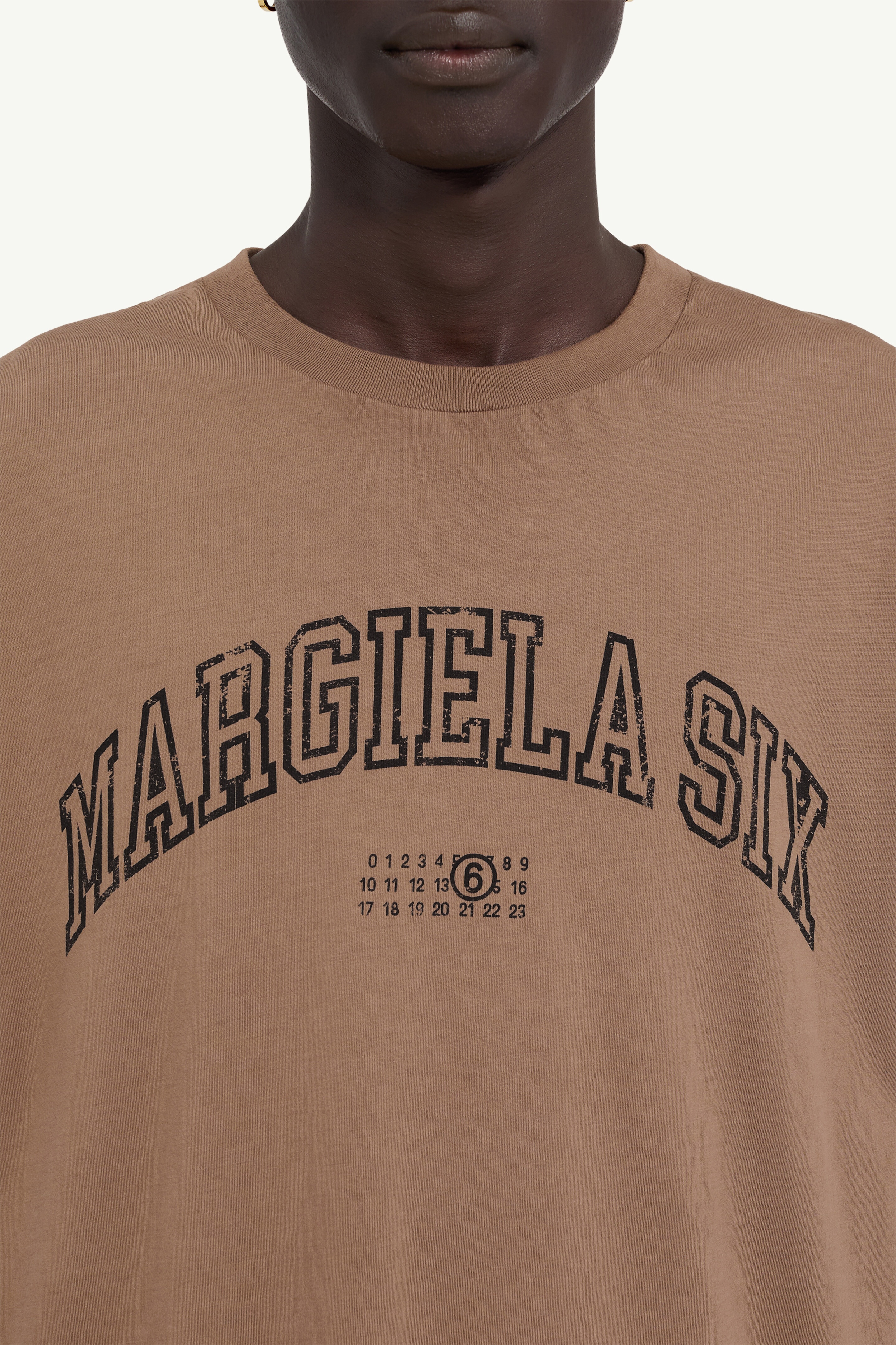 Varsity print T-shirt - 5