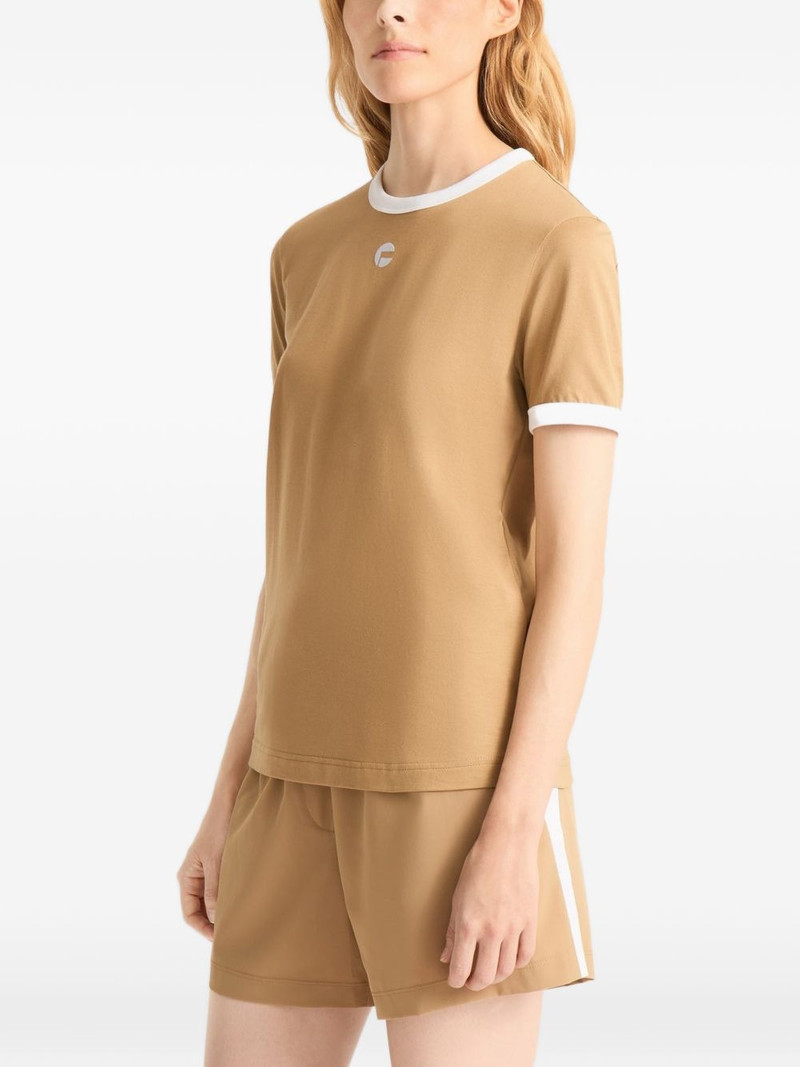 Tanixa contrast-trims T-shirt 4
