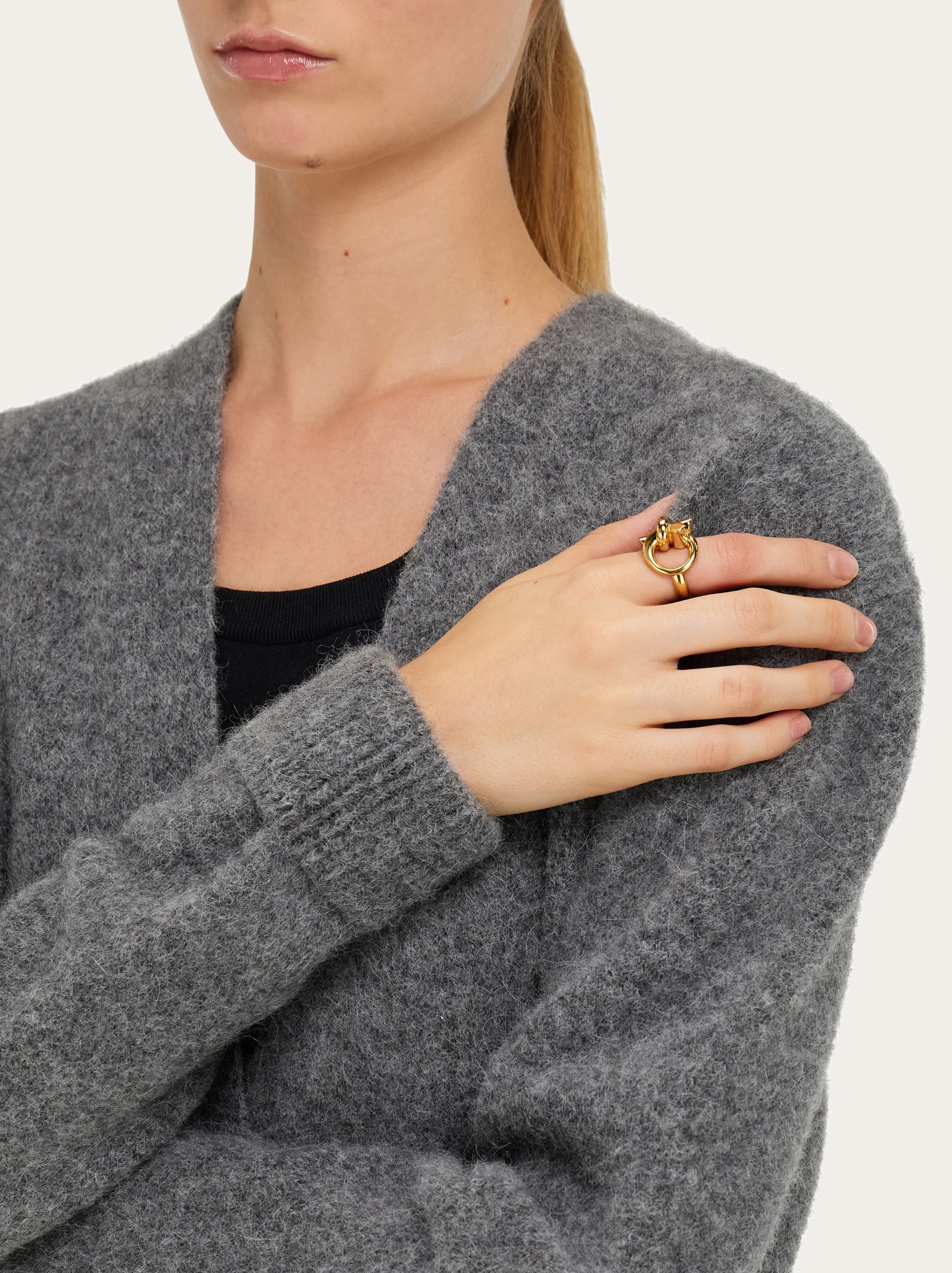 Ring with Gancini - Size 54 - 4