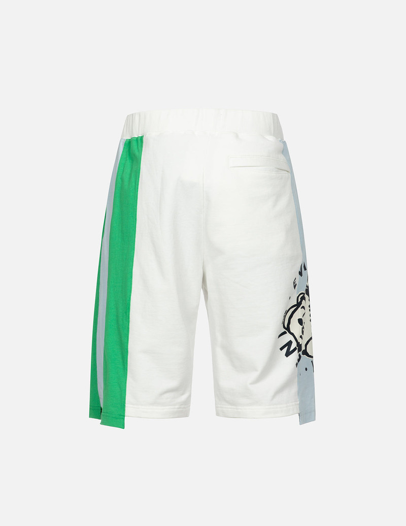 EVISU DECONSTRUCTED PLAYFUL GODHEAD PRINTED REGULAR FIT SWEAT SHORTS outlook