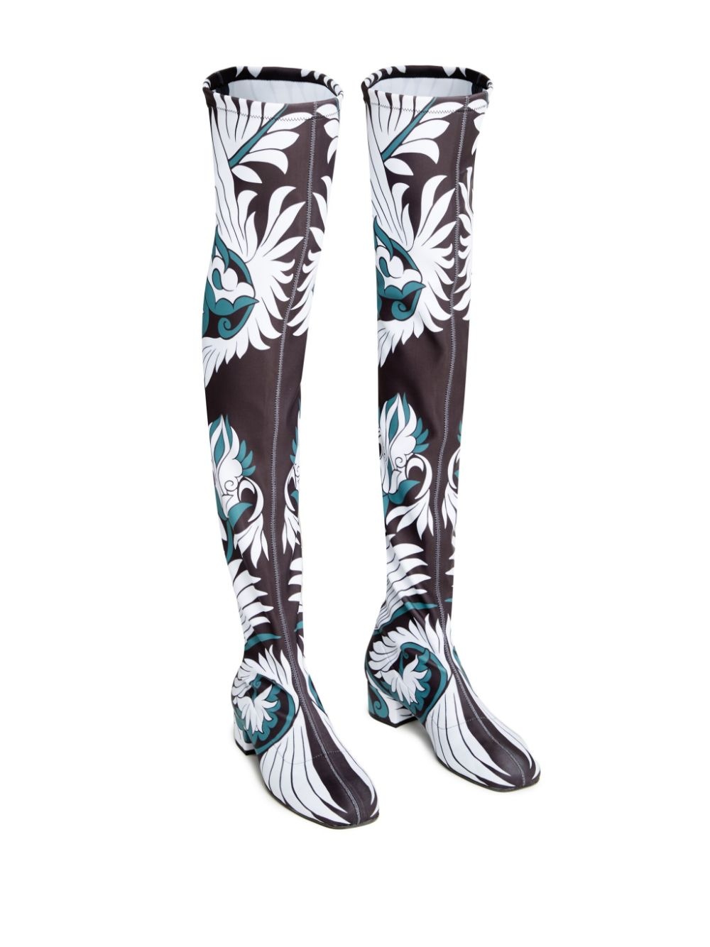 Edie graphic-print boots - 2