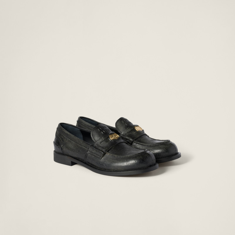 Calfskin penny loafers - 1