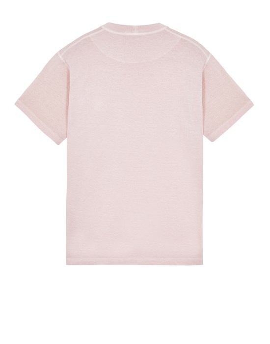 23757 GARMENT-DYED COTTON JERSEY 'FISSATO' TREATMENT PINK QUARTZ - 2