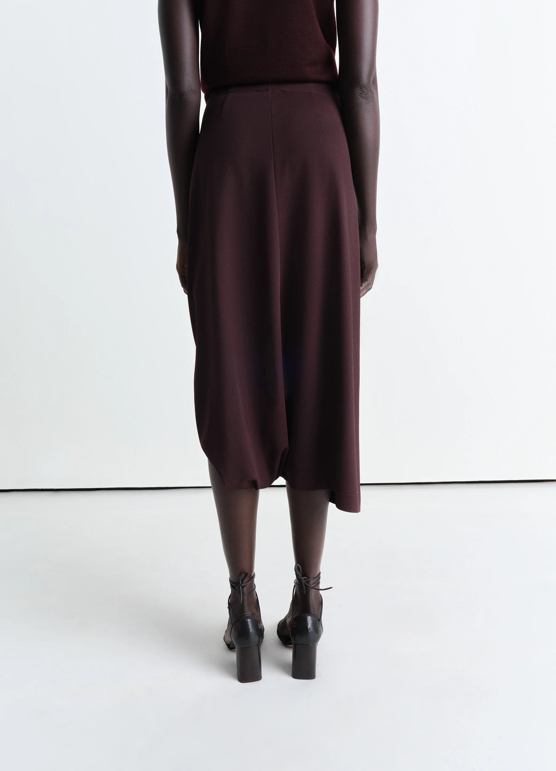 TWISTED HEM SKIRT - 6