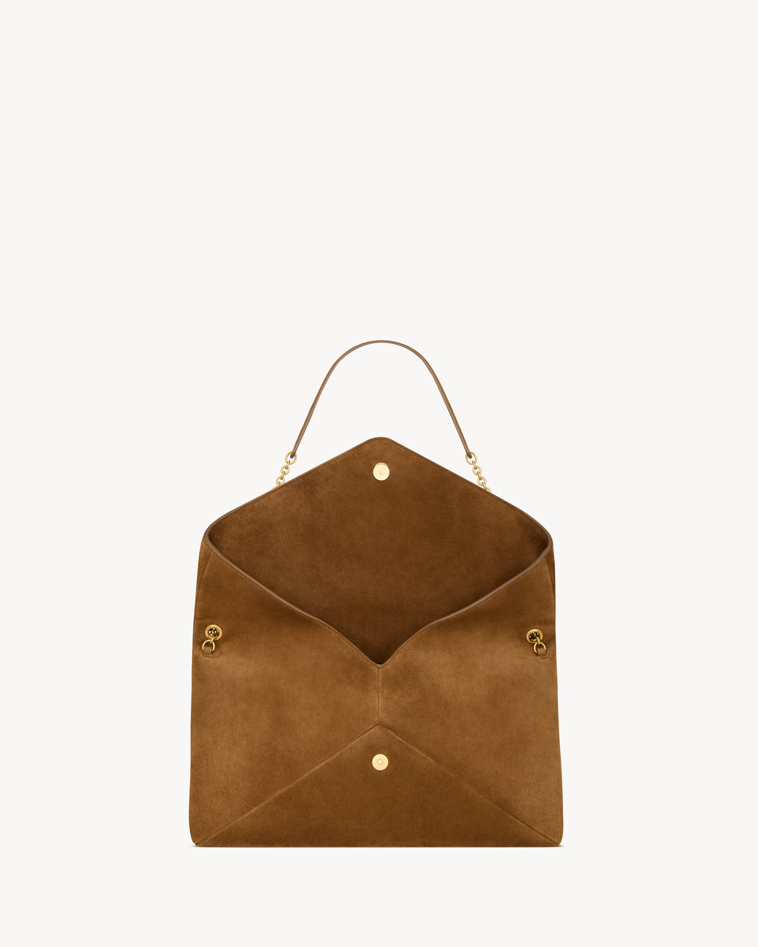 CASSANDRE XXL POUCH ON CHAIN IN SUEDE - 4