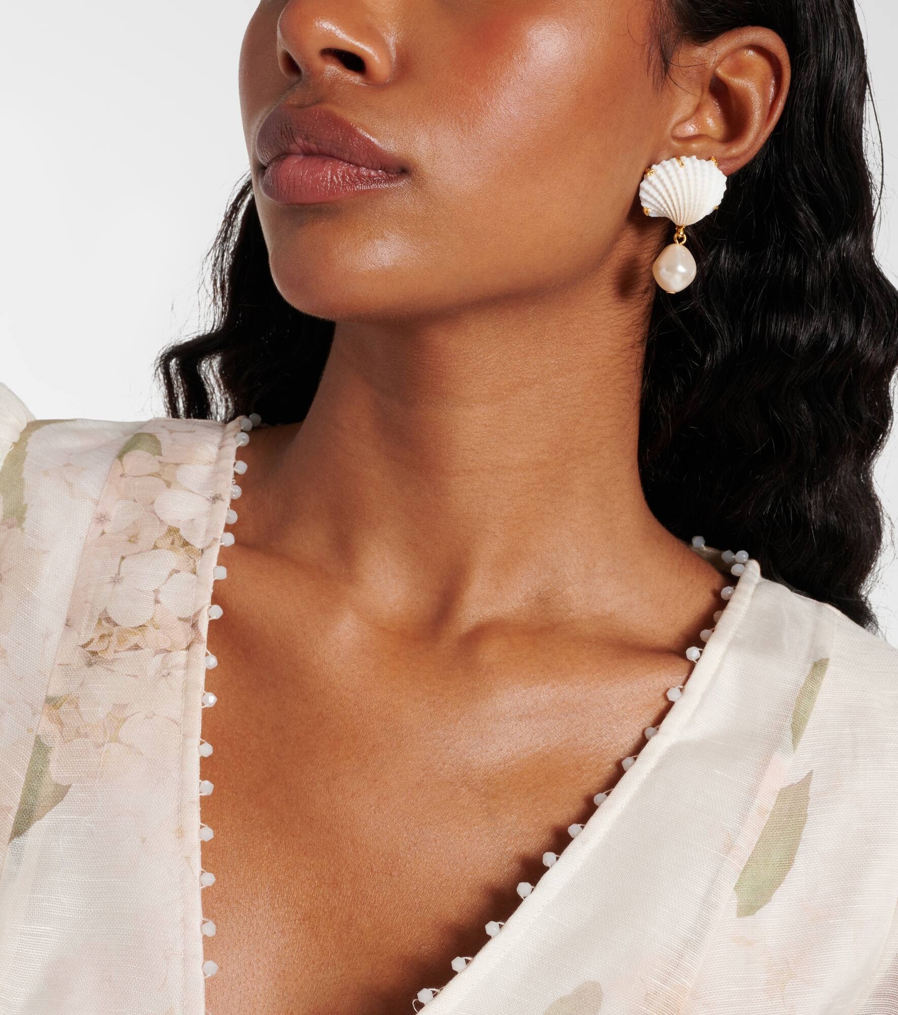 Isola faux-pearl drop earrings - 3