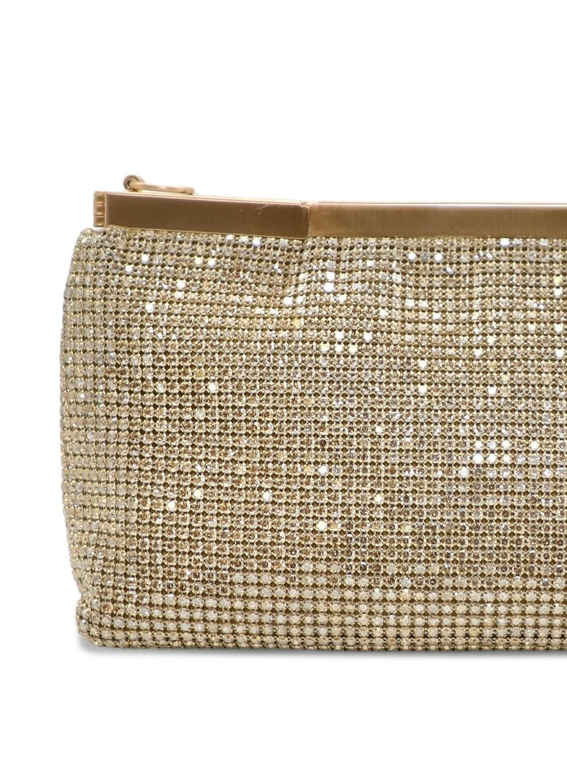 Cult Gaia Felice metallic clutch bag outlook