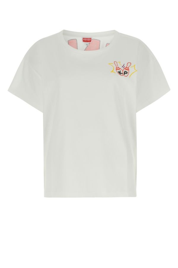 White cotton oversize t-shirt - 1