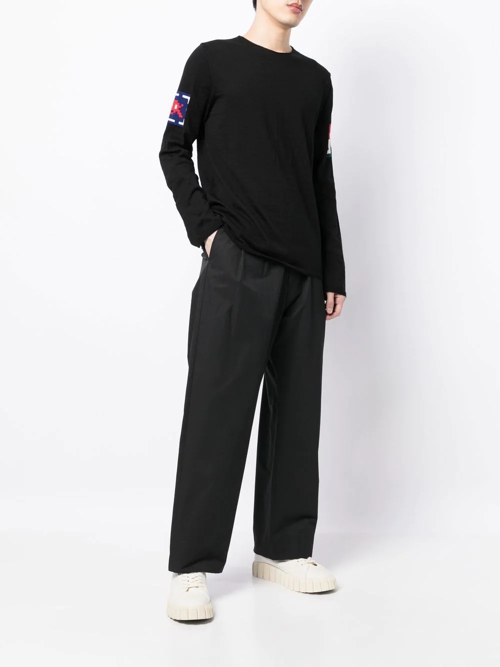crew-neck pullover jumper - 2