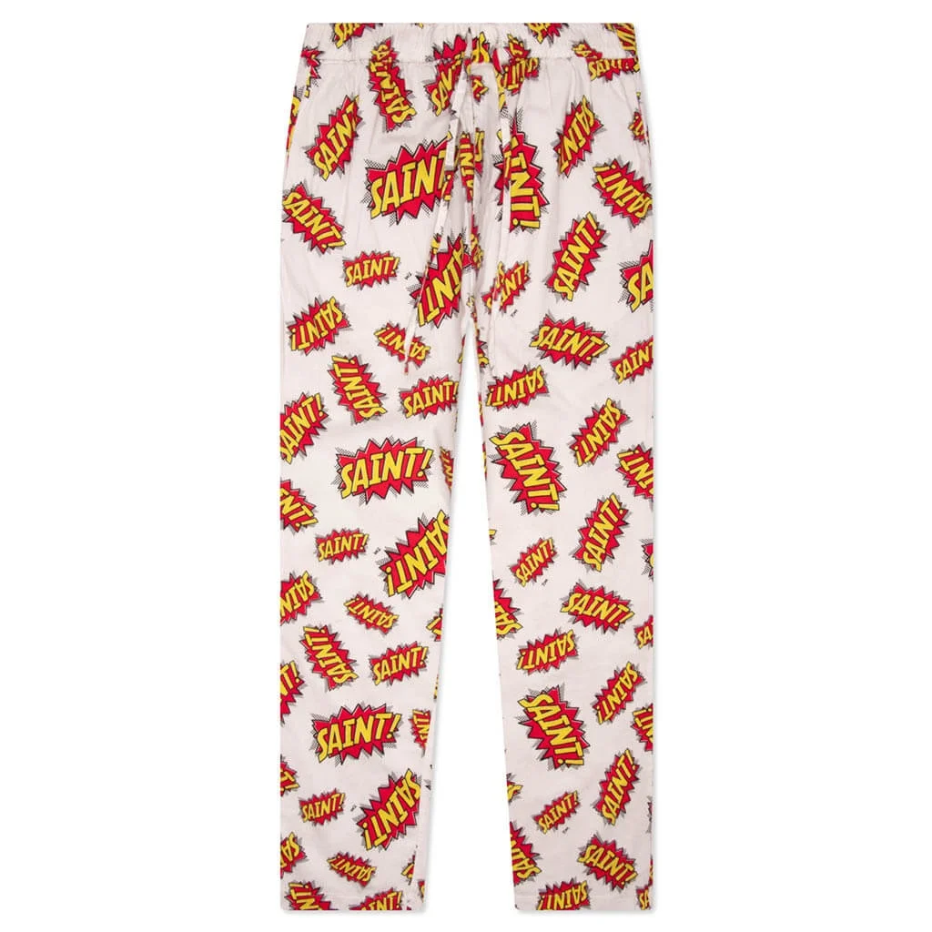 POW PAJAMA PANT - WHITE - 1