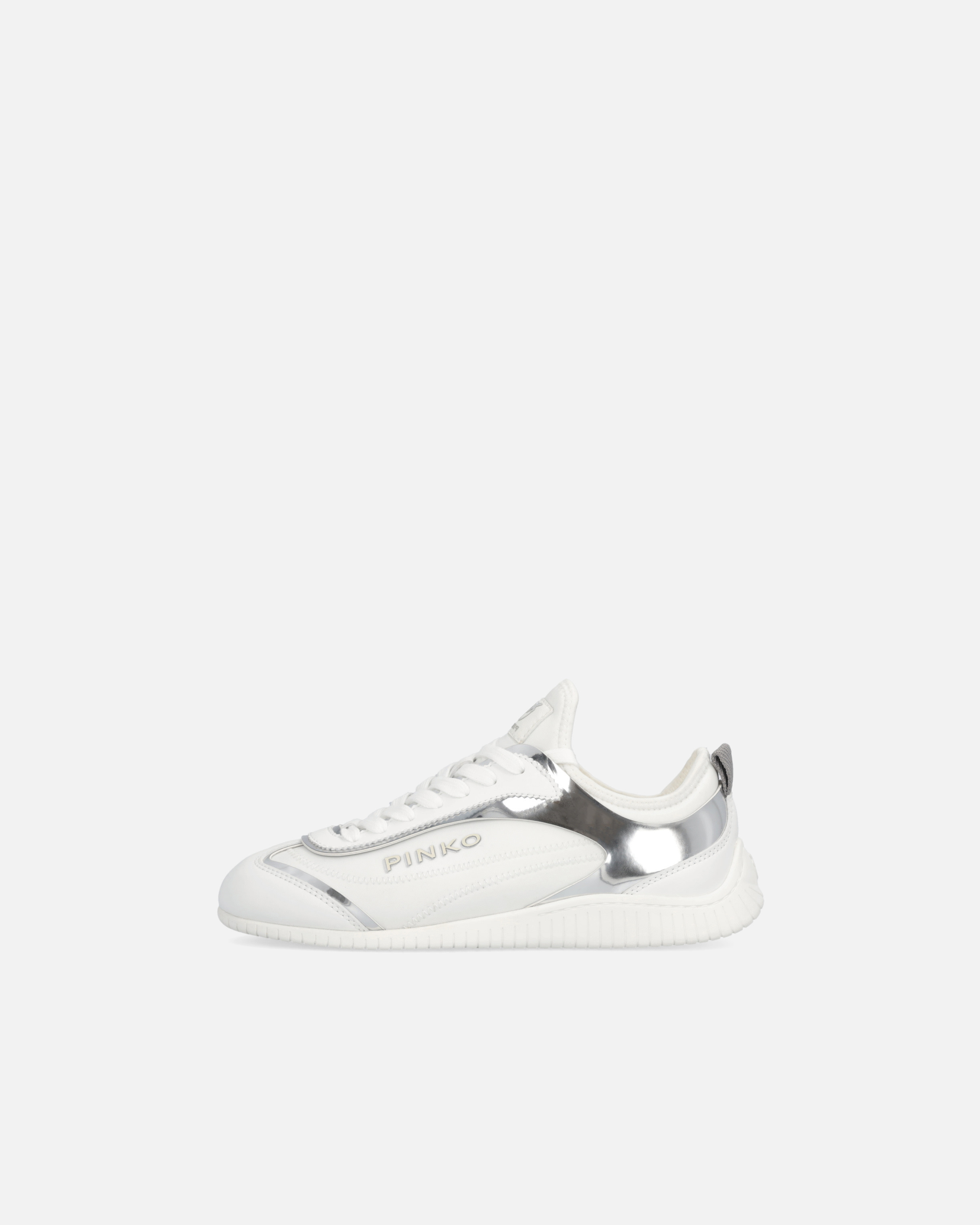 SNEAKERS WITH MIRROR-FINISH INSERTS AND LOVE BIRDS LOGO - 5