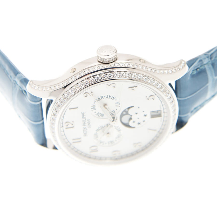 Patek Philippe Complications Diamond White Dial Ladies Watch 4947G-010 - 6