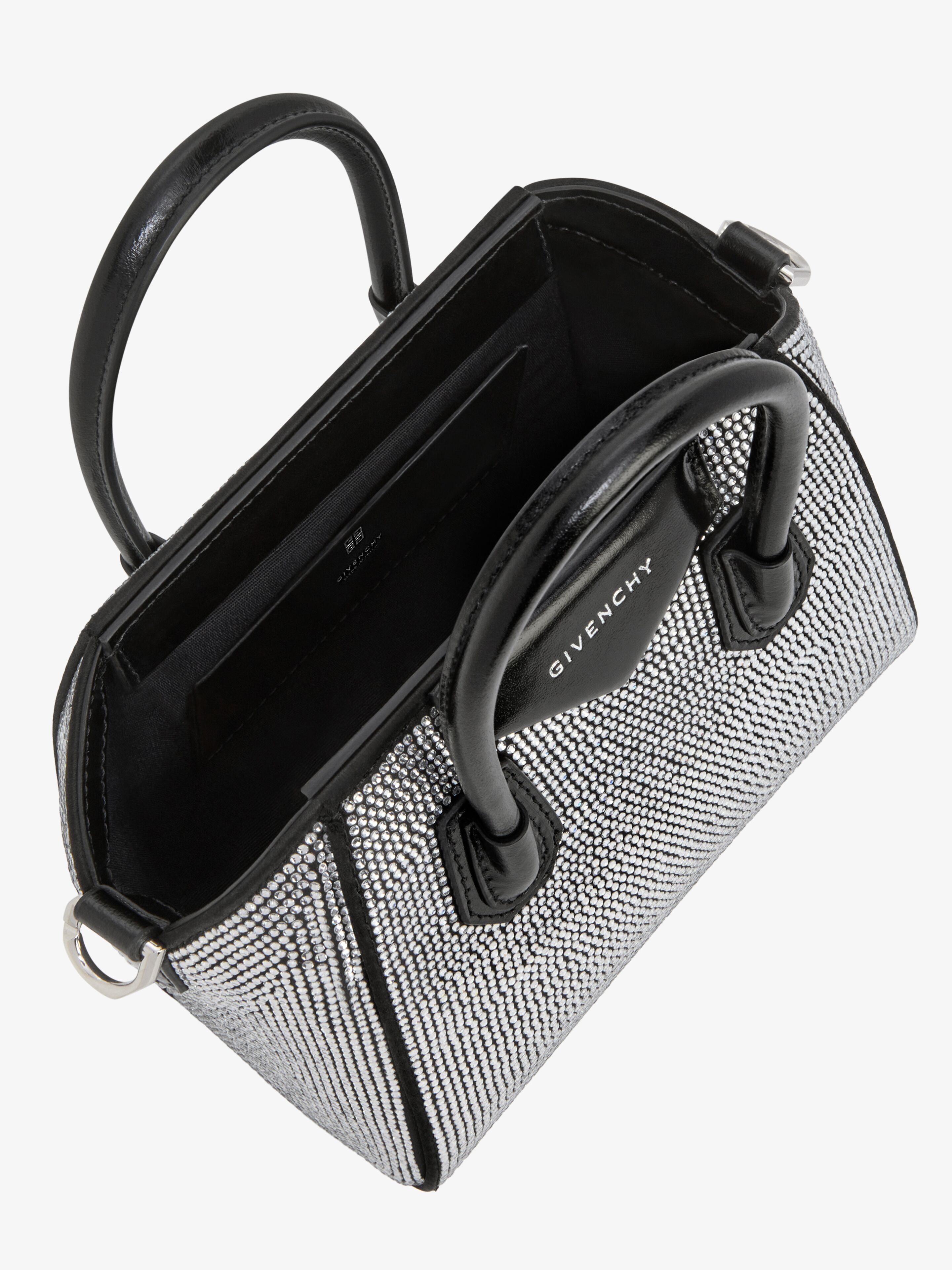 ANTIGONA TOY BAG IN SATIN WITH STRASS - 7