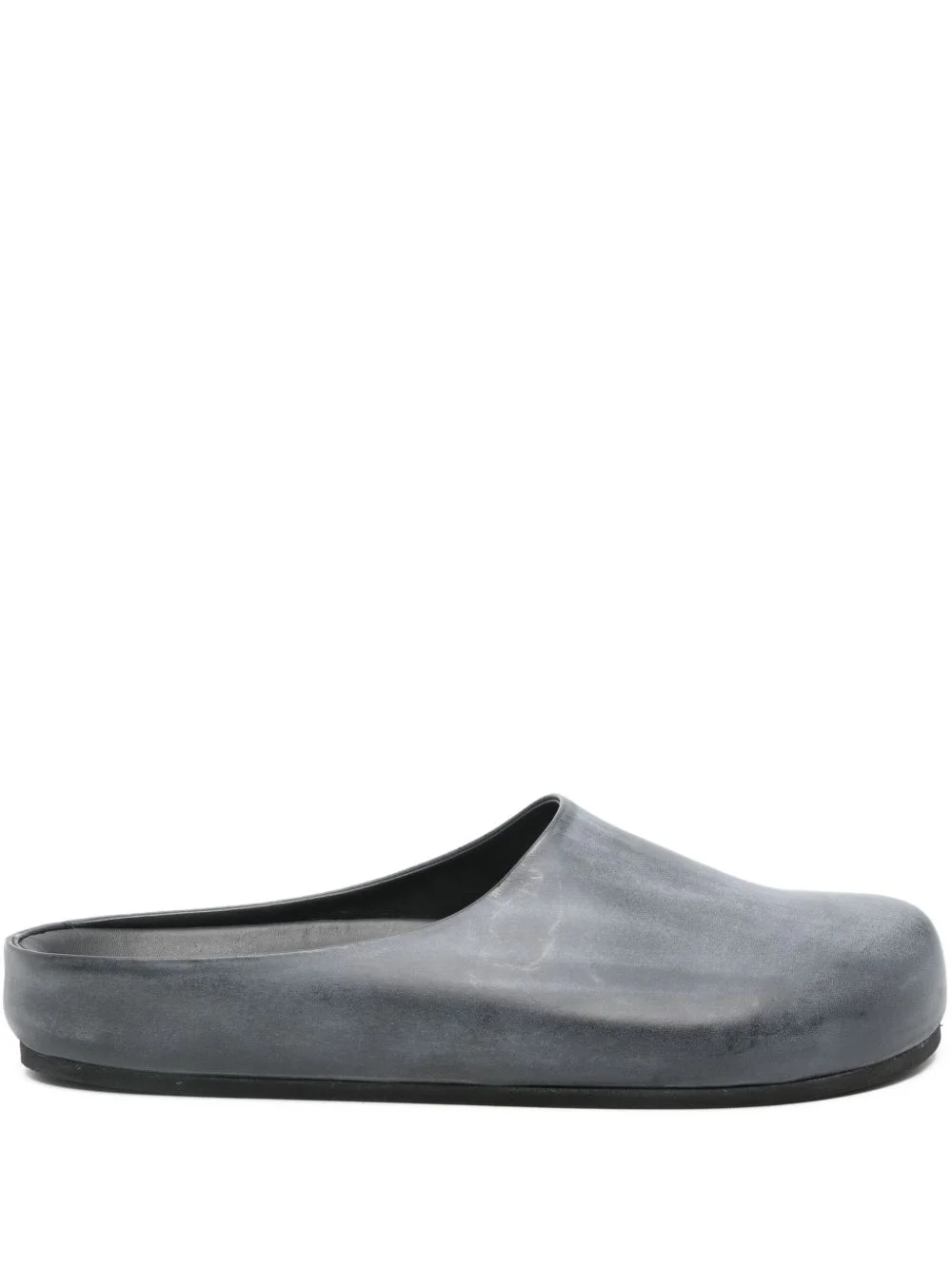 leather slip-on mules - 1