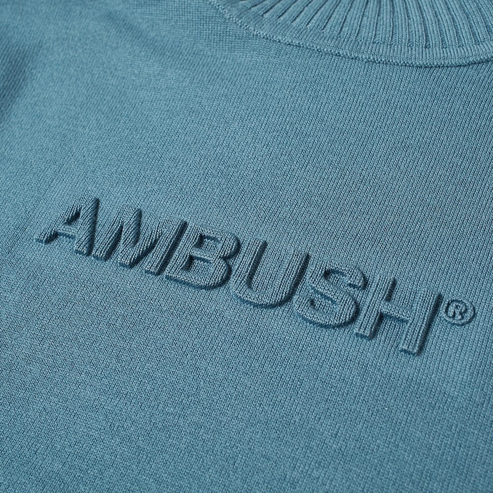 Ambush Embossed Logo Knit Turtleneck - 2