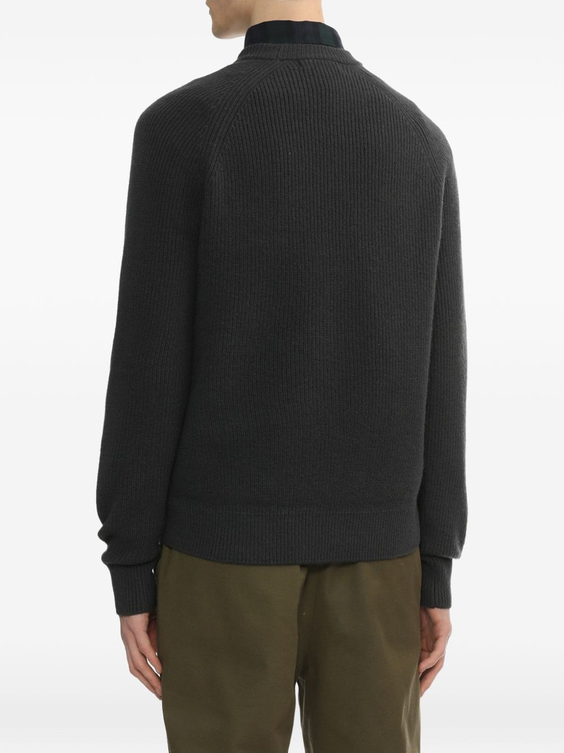 logo-embroidered sweater 4