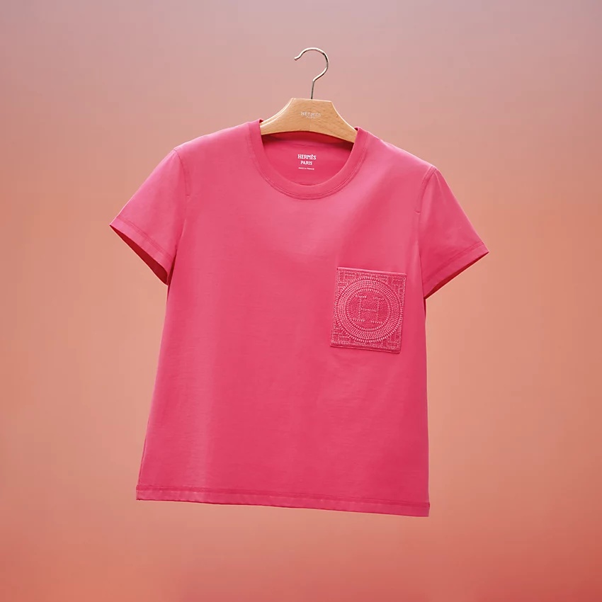 Embroidered pocket t-shirt - 4