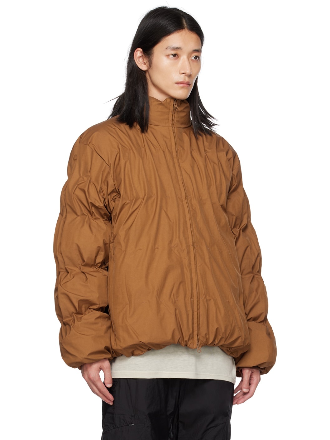 SSENSE Exclusive Brown Down Jacket - 2
