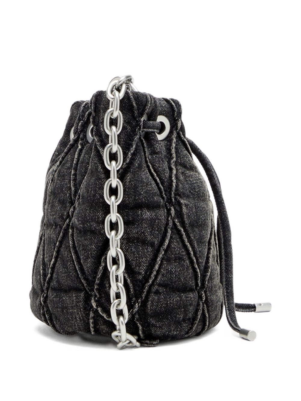 small CHARM-D quilted chain bucket bag - 4