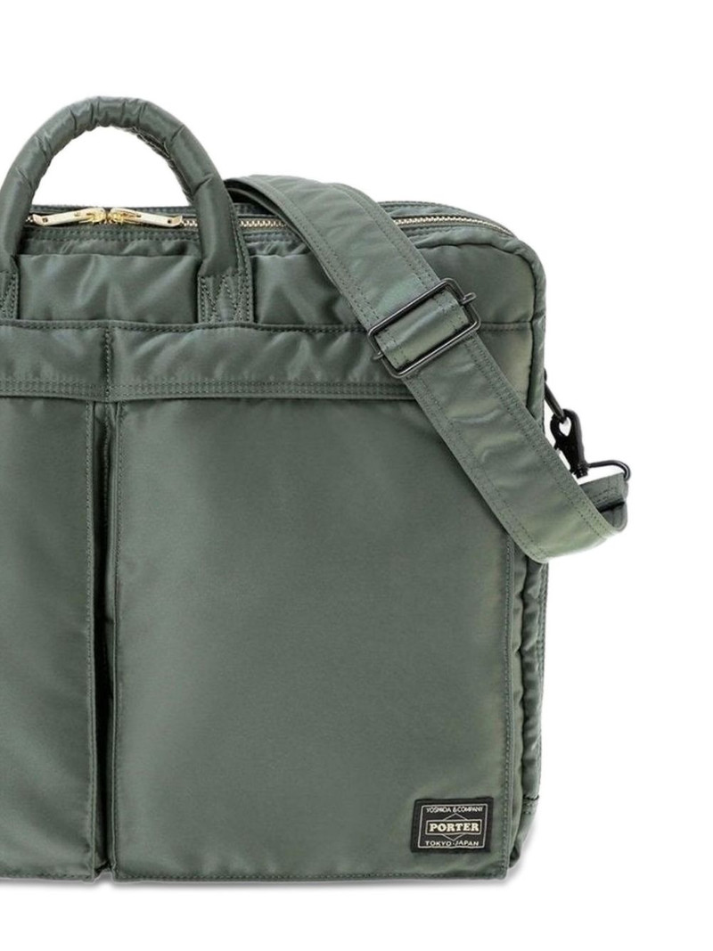 PORTER logo-patch tote bag outlook