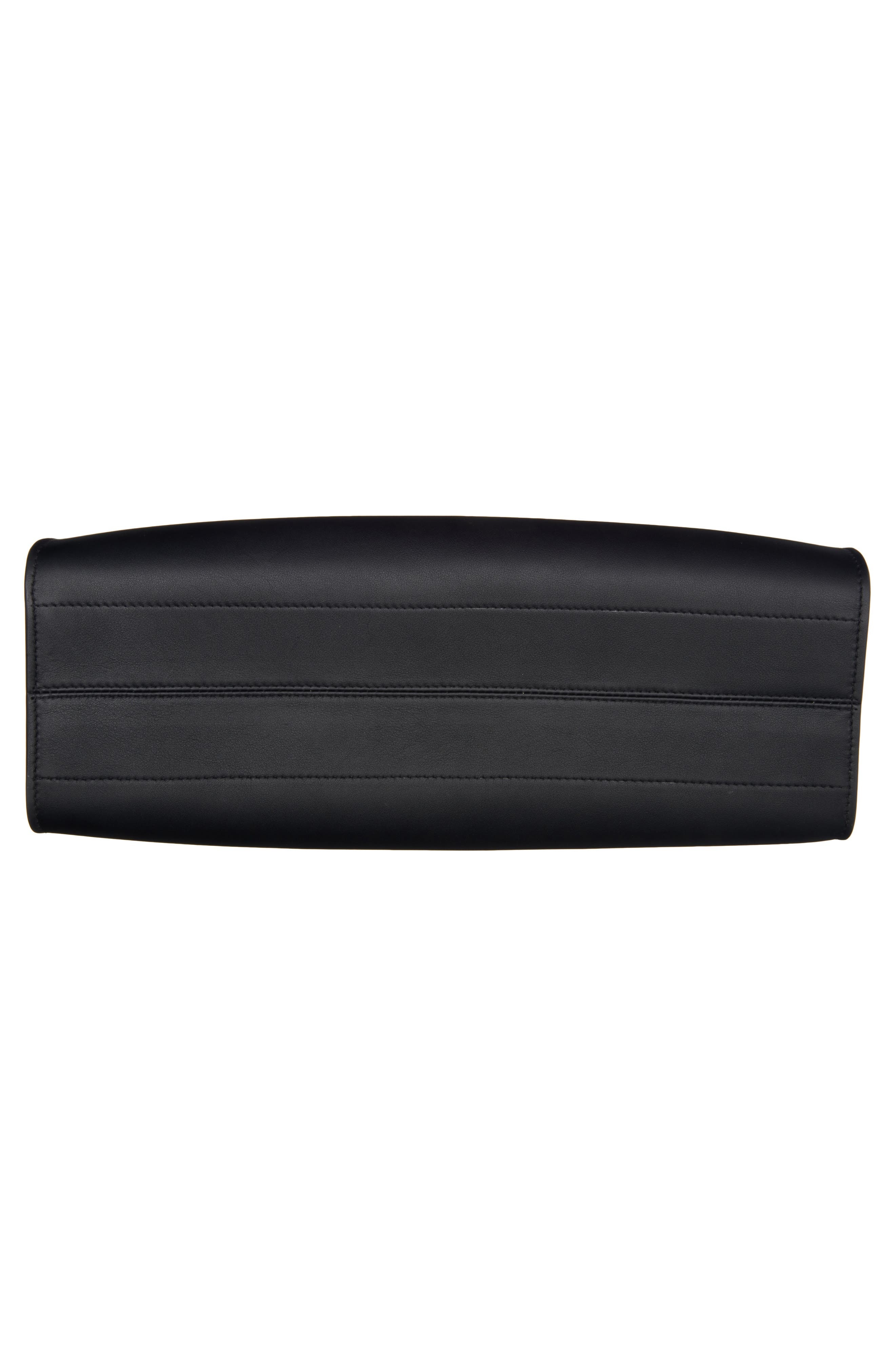 Dolce&Gabbana Sicily Leather Shopper in Nero at Nordstrom - 5