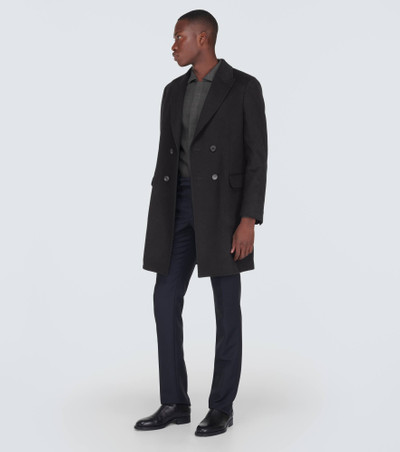 ZEGNA Wool and cashmere-blend coat outlook