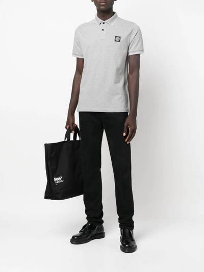 Stone Island Compass-patch polo shirt outlook