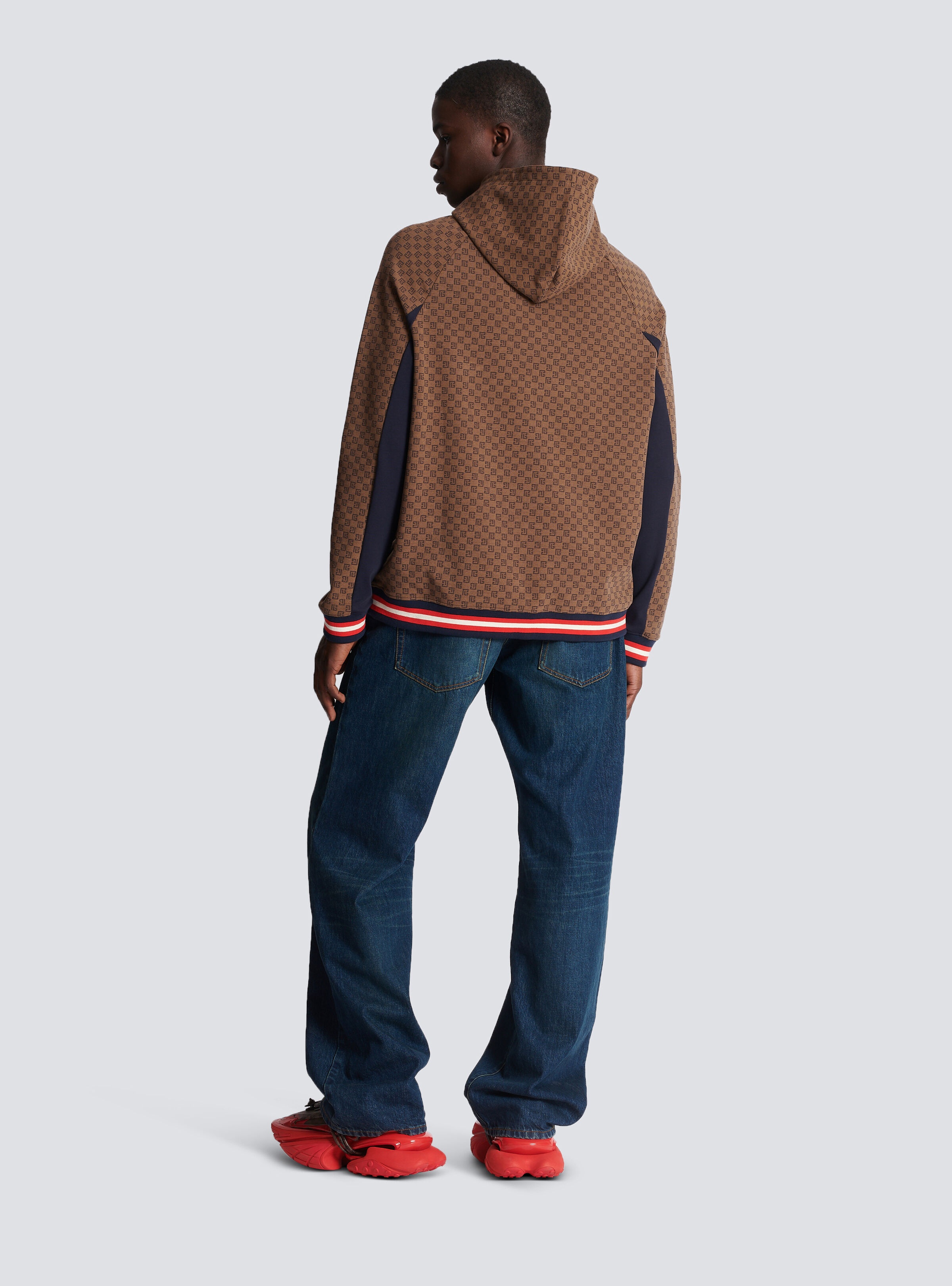 Mini monogram jacquard hoodie - 4