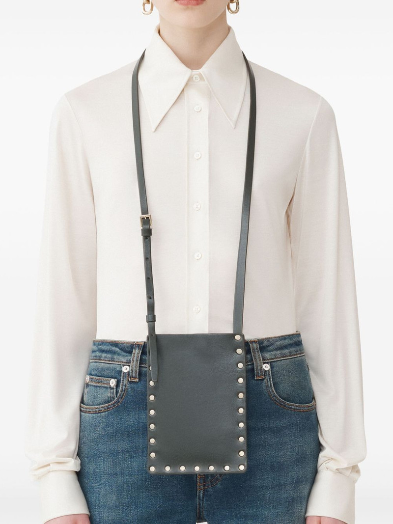 FABIANA FILIPPI stud-embellished crossbody bag outlook