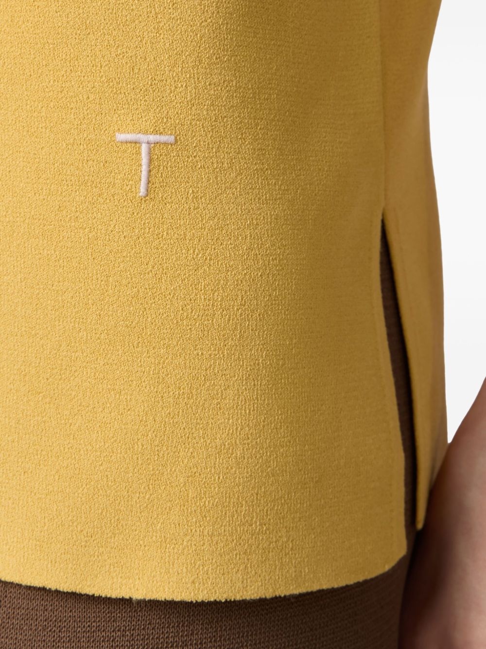 zip-up polo top - 5