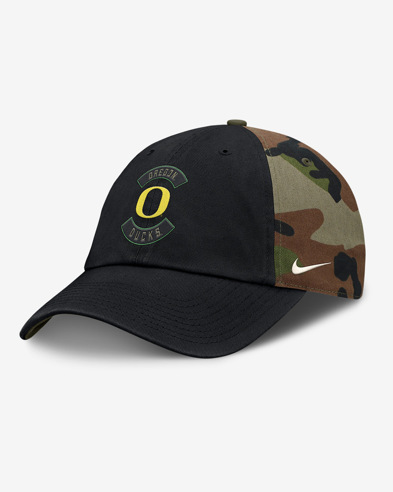 Oregon 2025 Military Appreciation Club Men's Nike College Adjustable Hat 1