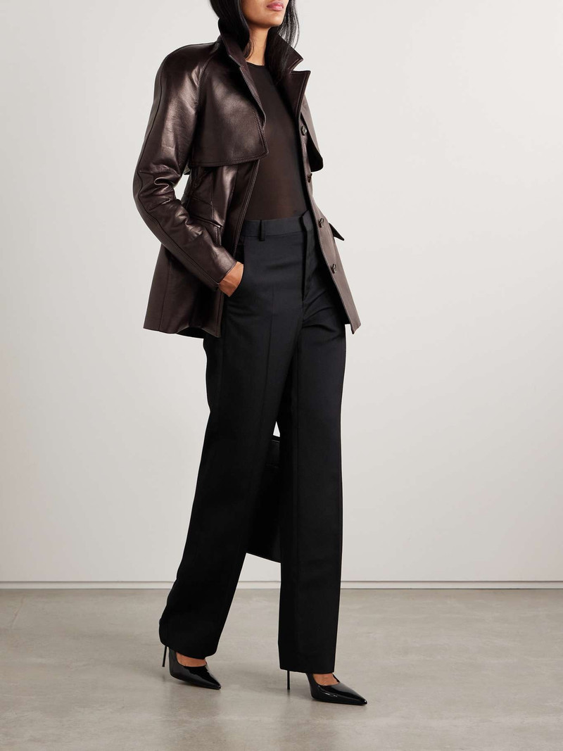 WARDROBE.NYC Wool-twill straight-leg pants outlook