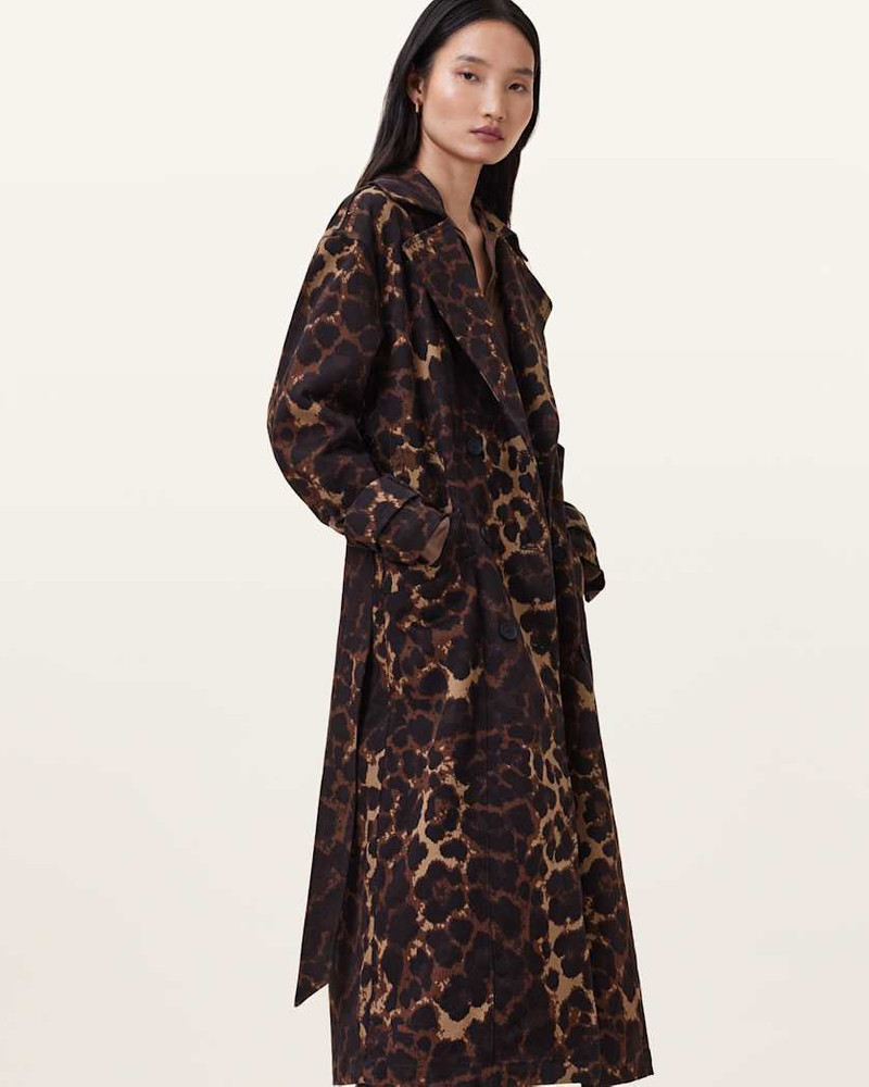 ABEL LEOPARD PRINT TRENCH COAT 3