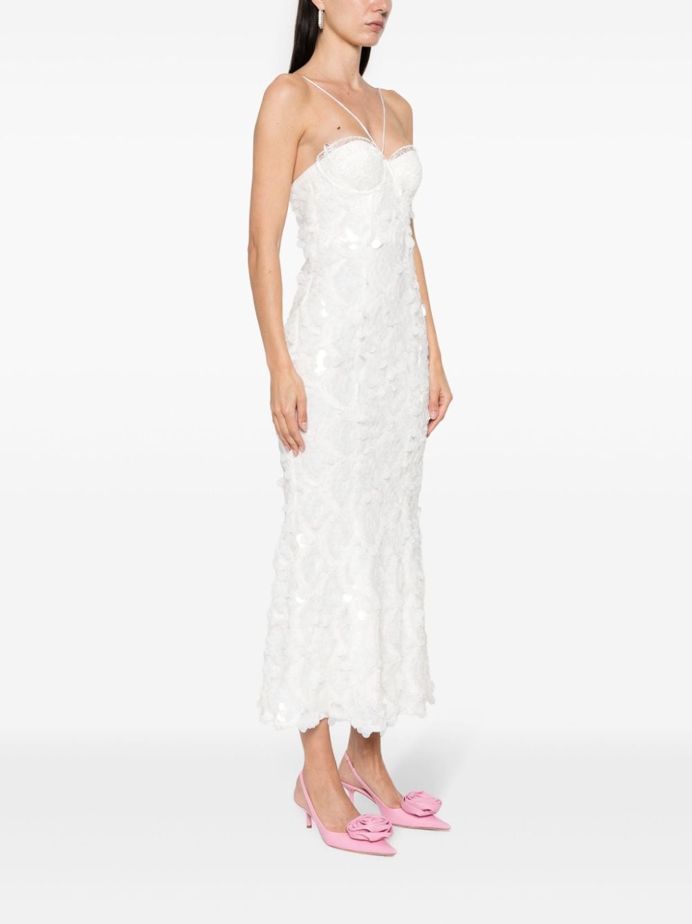 sequinned maxi dress - 3