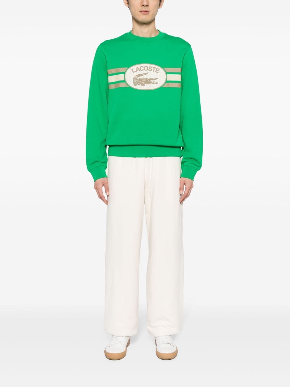 logo-print cotton sweatshirt - 2