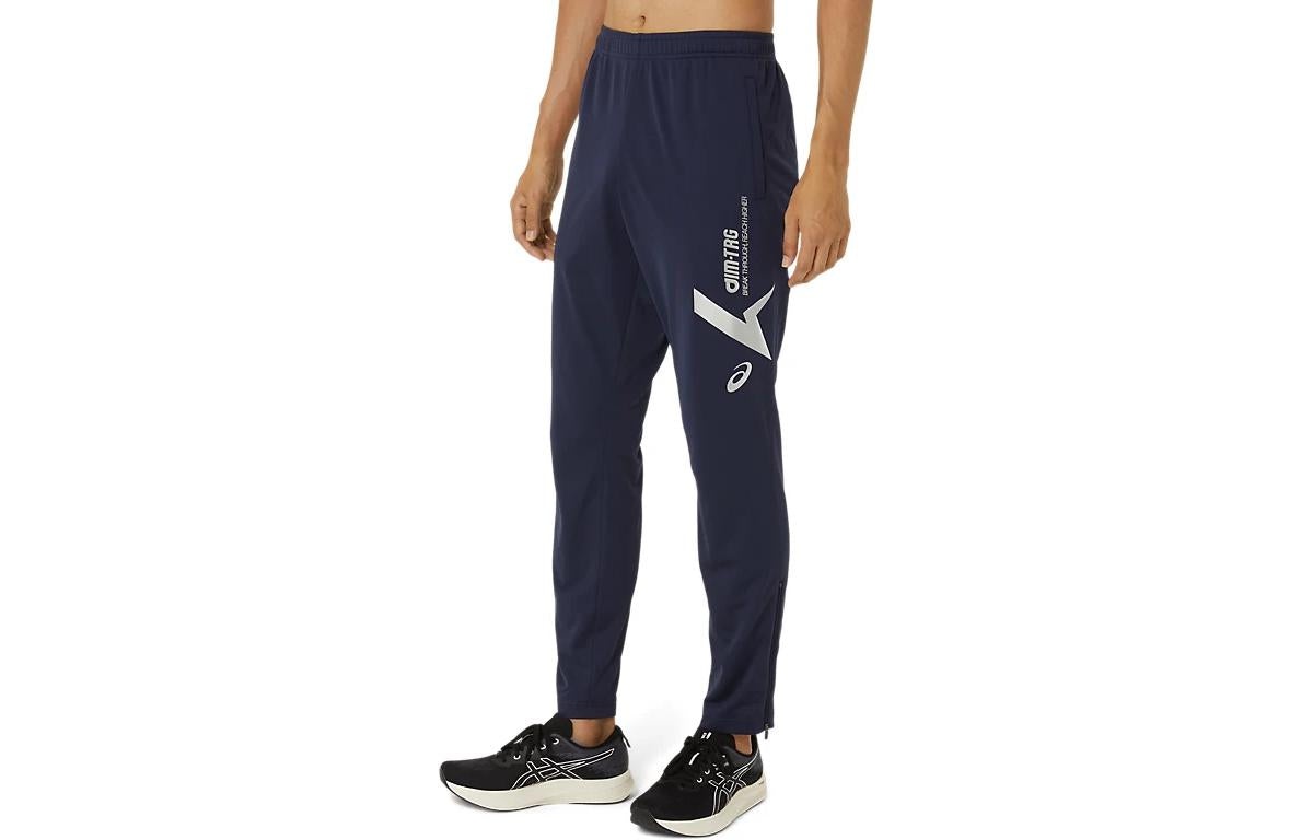 ASICS A-I-M Dry Stretch Knit Pants 'Midnight' 2031E541-400 - 3