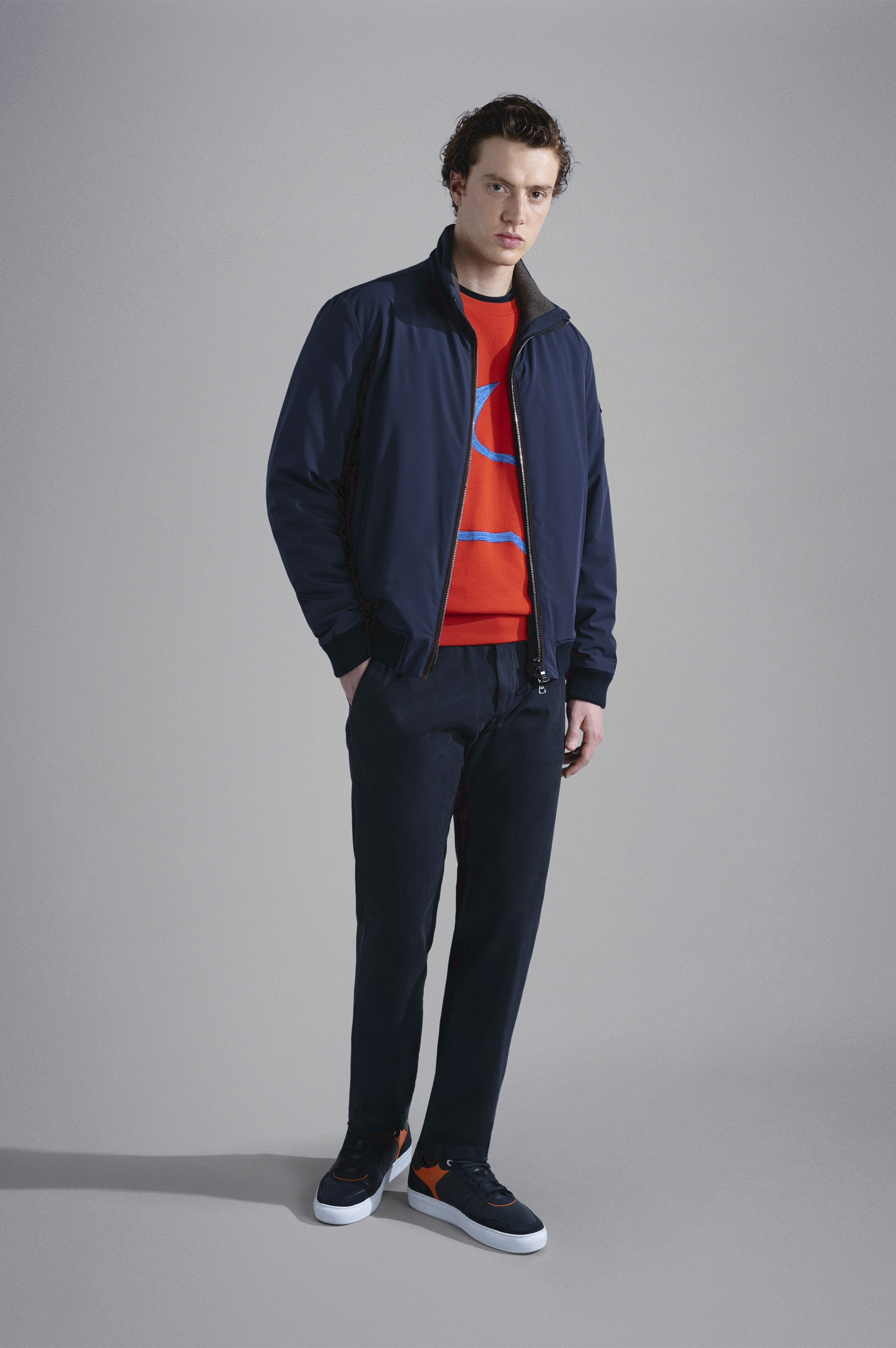 COTTON & CACHEMIRE CHINO TROUSERS - 2